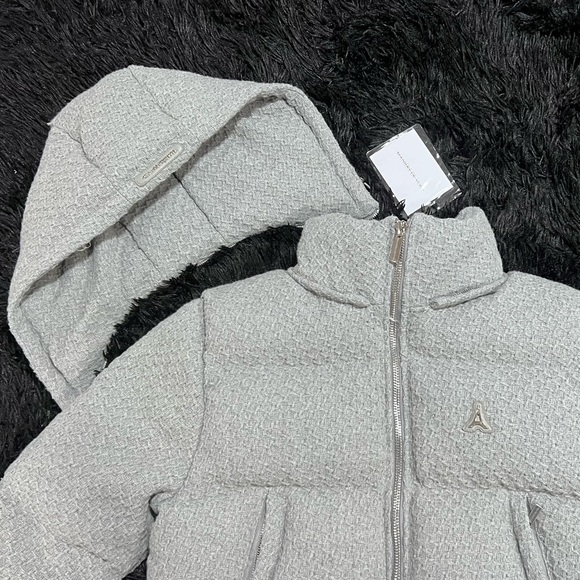 Maniere de voir grey puffer jacket - Picture 3 of 4